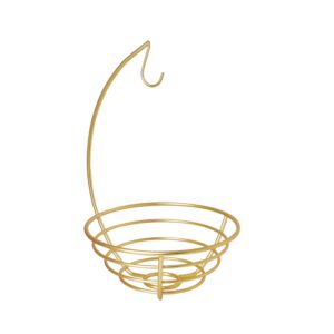 Stable Compact Tiered Metal Countertop Fruit Stand
