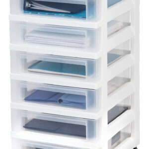 Mobile 6 Drawer Storage Organizer Cart