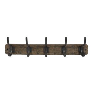 Five Hook Wall Mounted Storage Rack