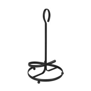 Compact Freestanding Metal Paper Towel Holder