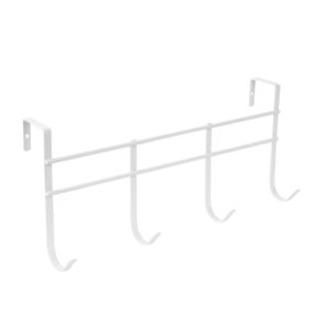 Four Hook Over Door Hanging Rack