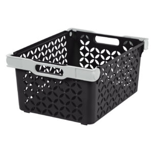 Stackable Open Front Storage Basket