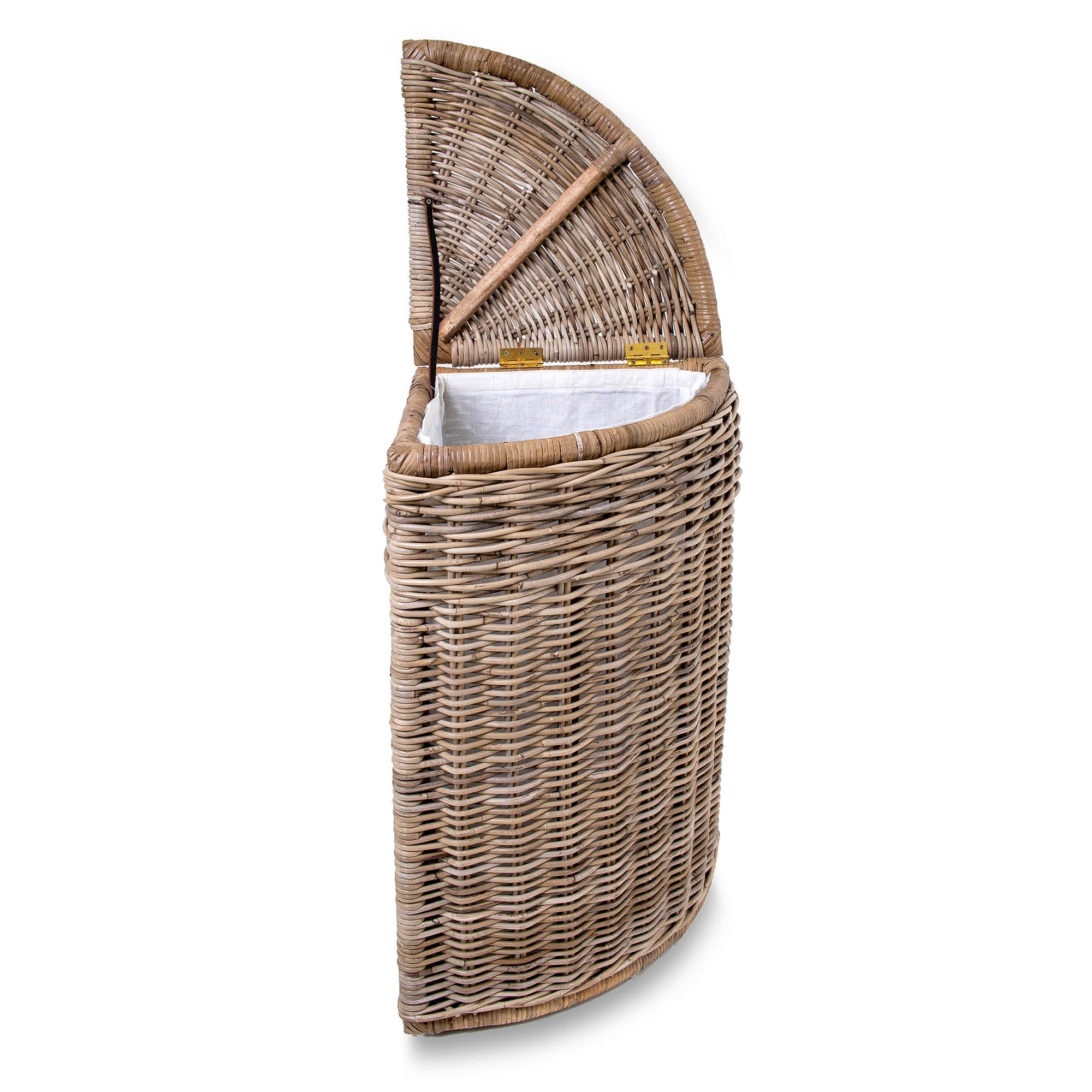 Natural Corner Natural Wicker Laundry Hamper - Image 2