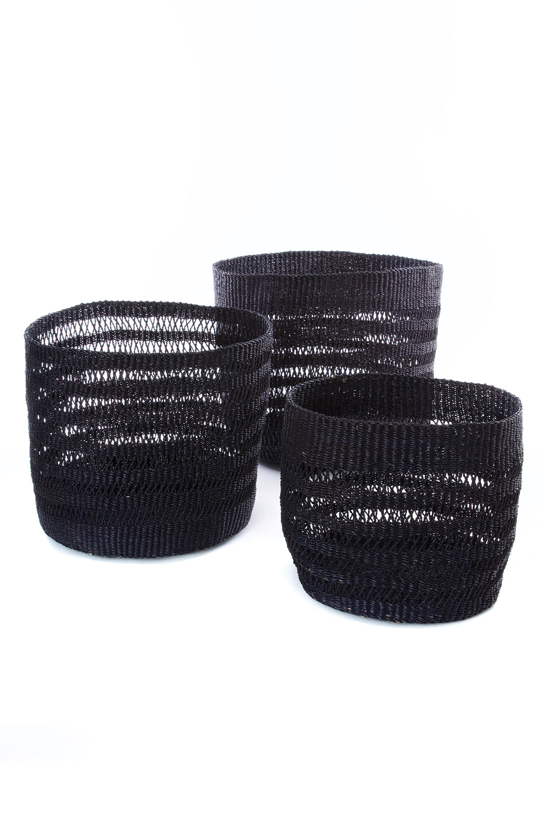 Woven Midnight Lace Basket Medium - Image 3