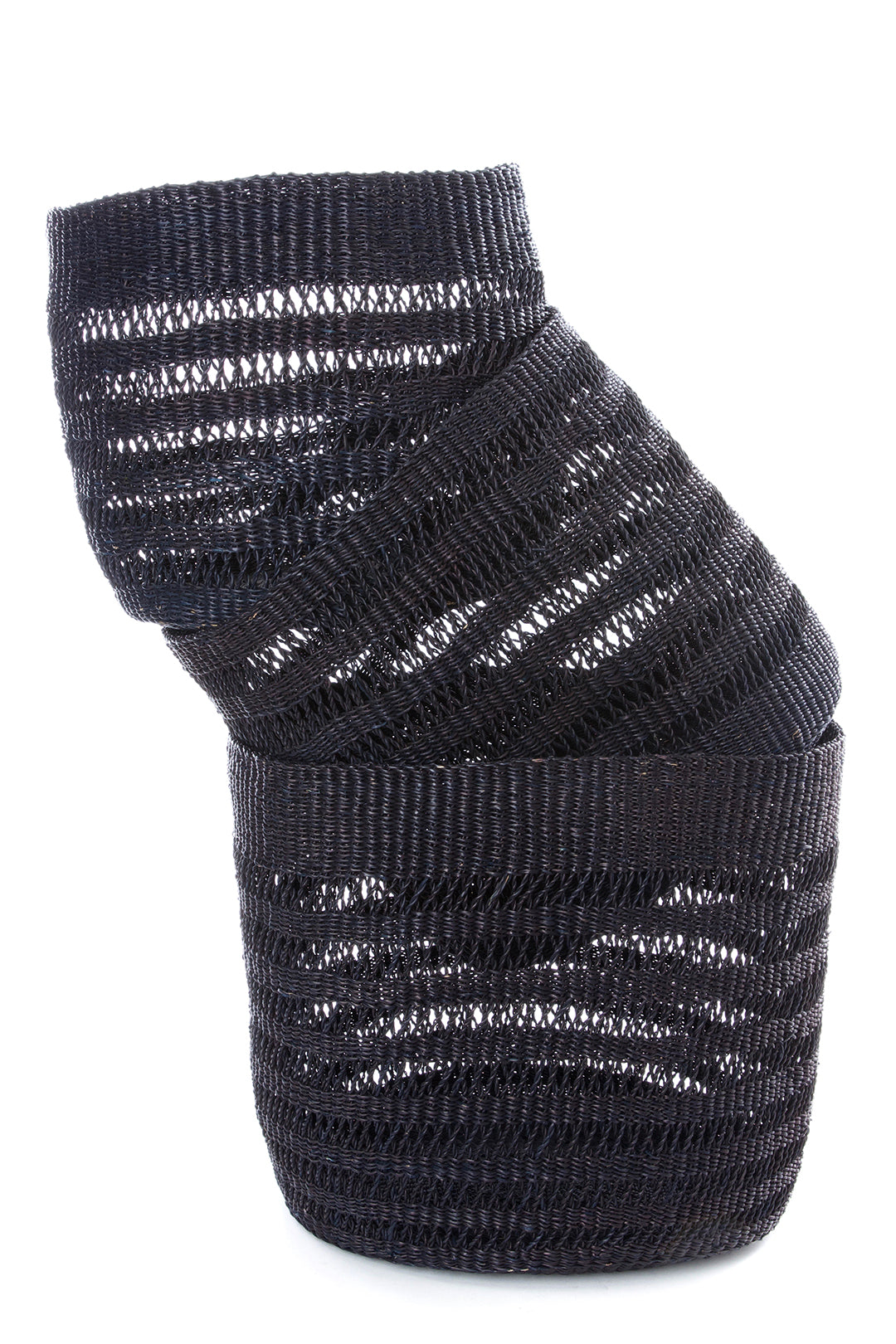 Woven Midnight Lace Basket Medium - Image 2