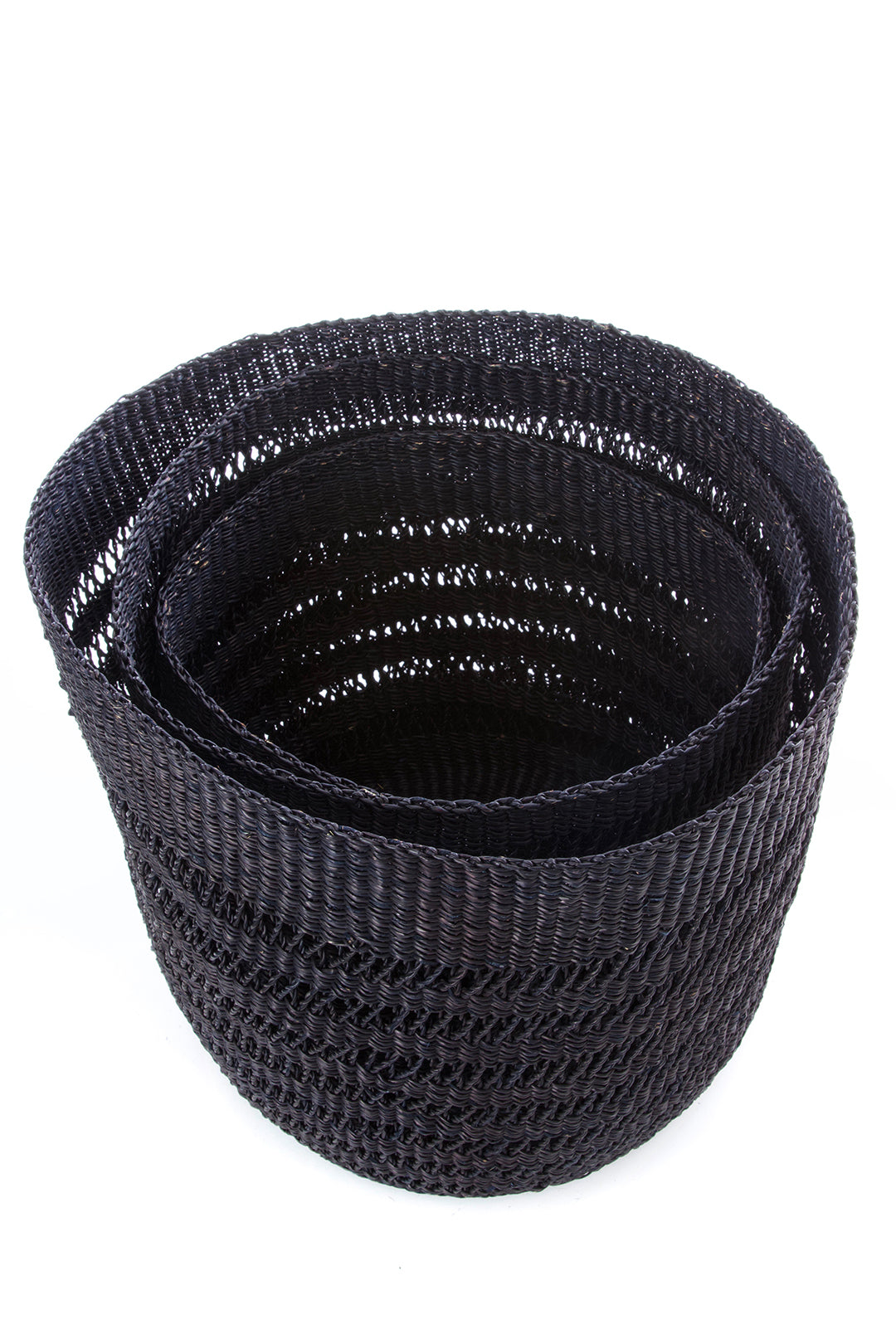 Woven Midnight Lace Basket Medium - Image 4