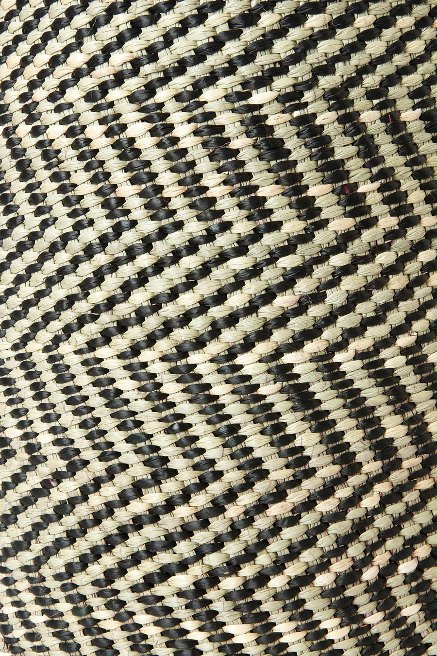 Black & Natural Woven Reed Reed Basket - Image 7